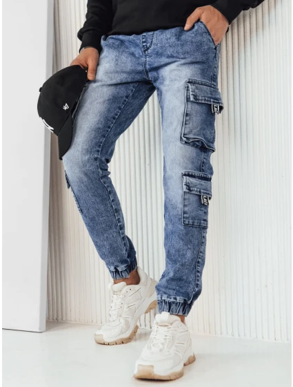 Pánské bojové kalhoty modré model 21974538 - Dstreet Pánské bojové kalhoty modré model 21974538 - Dstreet