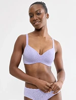 Dámské podprsenka ZERO Feel Bliss THE UP TshirtBra Light Lilac levandulová - SLOGGI