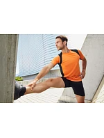 JN 306 Pánské běžecké tričko model 22485829 fluo yellow/black - Daiber