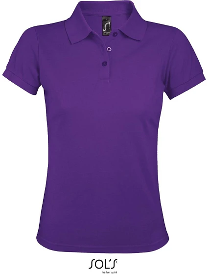 SOL'S Prime Women Dámské piqué polo z těžké bavlny 25.0573 dark purple SOL'S Prime Women Dámské piqué polo z těžké bavlny 25.0573 dark purple