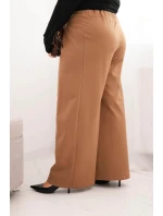 Dámské kalhoty Plus Size s širokými nohavicemi a model 21728711 - K-Fashion