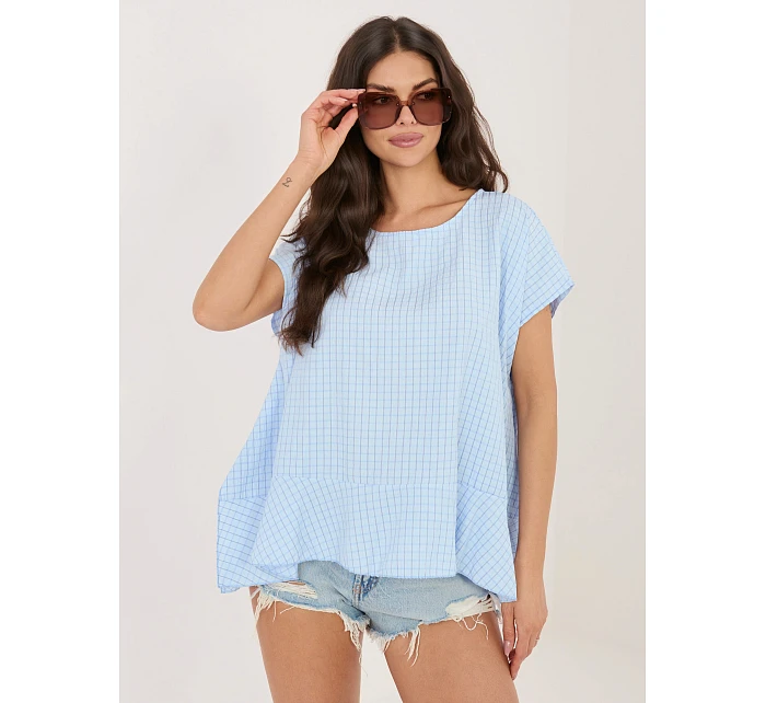 IT BZ halenka FL10332.80 světle modrá IT BZ halenka FL10332.80 světle modrá