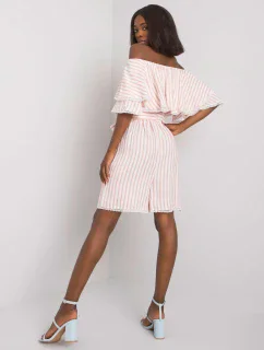Sukienka LK SK model 20206354 biało różowy - FPrice