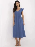 Sukienka MI SK model 21133044 ciemny niebieski - FPrice Sukienka MI SK model 21133044 ciemny niebieski - FPrice