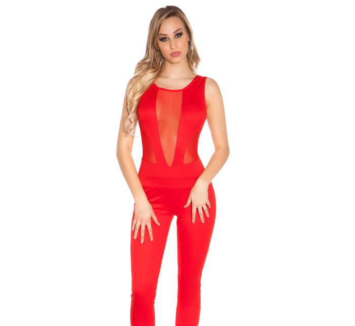 Sexy Koucla jumpsuit with sexy net-applications