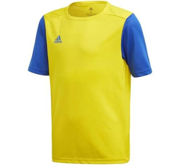 Dětské fotbalové tričko Estro 19 Jersey JR FT6681 Žlutá s modrou - Adidas Dětské fotbalové tričko Estro 19 Jersey JR FT6681 Žlutá s modrou - Adidas