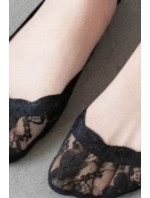 Dámské ponožky baleríny - silikon, krajka 1092