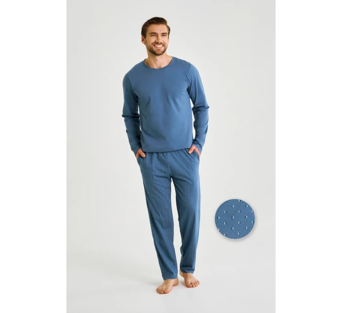 3474 PÁNSKÉ DLOUHÉ PYŽAMO LORENZO M-2XL