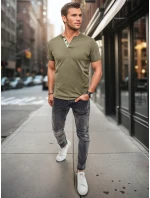 Pánské zelené polo tričko Dstreet RX5629