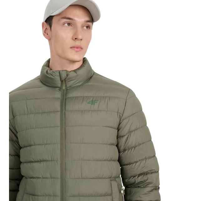 Pánská péřová bunda  khaki WAW25TDJA 43S pánské model 21396443 - 4F