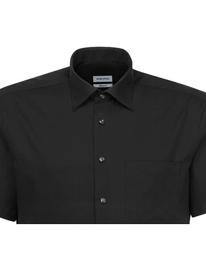 Shirt Regular SSL Košile s krátkým rukávem model 22501416 navy - Seidensticker