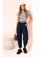 Kalhoty s kapsami Summer Punto námořnická modř