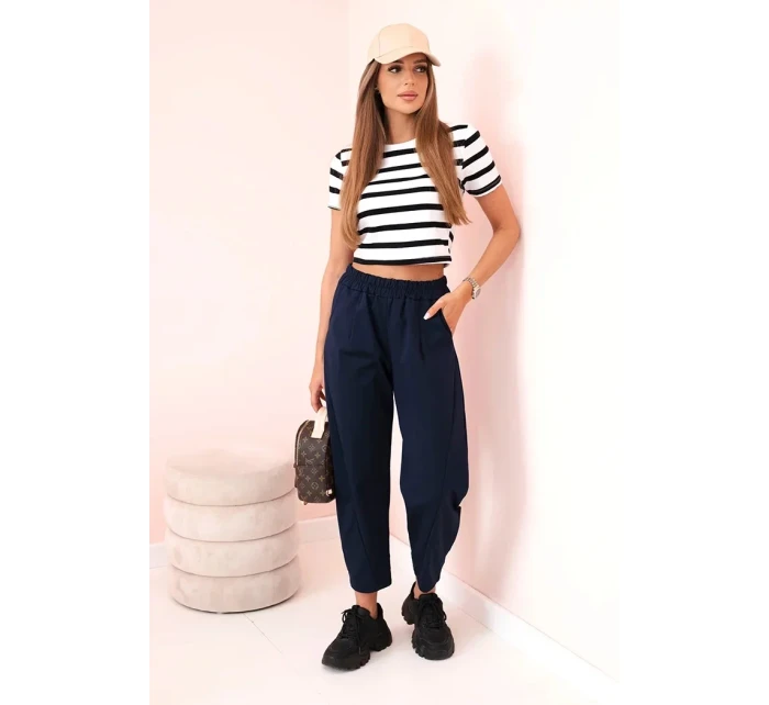 Kalhoty s kapsami Summer Punto námořnická modř