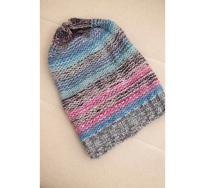 Čepice s fleecem  růžová model 21878029 - K-Fashion