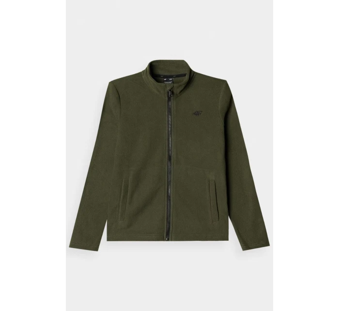 Fleecová Mikina S  Khaki model 21674835 - 4F