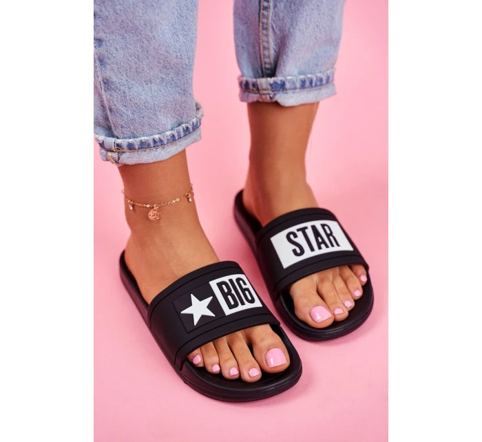 Dámské Nazouváky Big Star Černé model 21518439 - Big Star Shoes Dámské Nazouváky Big Star Černé model 21518439 - Big Star Shoes