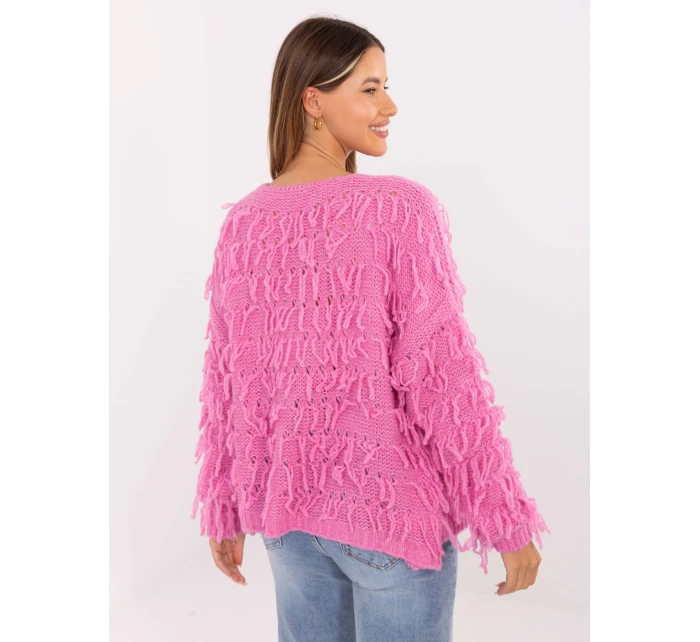 Sweter MI SW model 21314480 różowy - FPrice Sweter MI SW model 21314480 różowy - FPrice