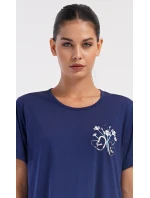 Dámské domácí šaty s krátkým rukávem model 21224664 - Vienetta