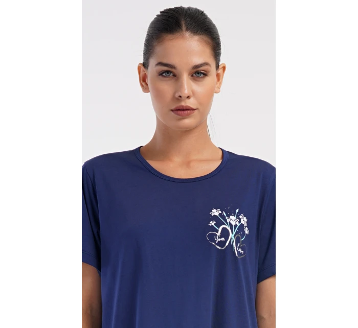 Dámské domácí šaty s krátkým rukávem model 21224664 - Vienetta