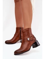 Boty na podpatku  model 217800 Step in style