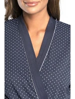 Dámský župan Montana blue - ITALIAN FASHION