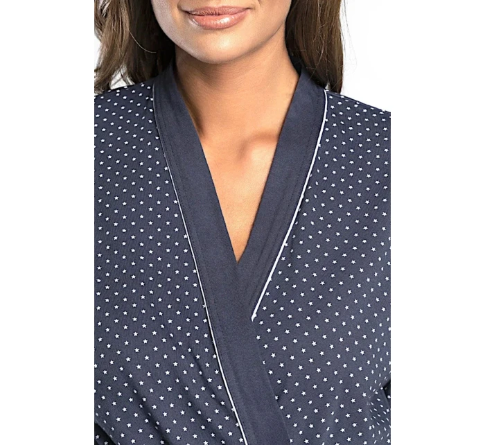 Dámský župan Montana blue - ITALIAN FASHION