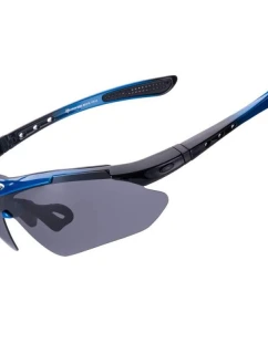 Brýle Rockbros s polarizačními 5 čočkami modré