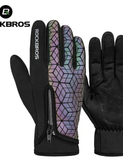 Cyklistické rukavice Rockbros S077-8 black-oil XL