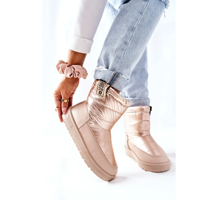 Dámské Sněhule Big Star model 21562603 Béžové - Big Star Shoes