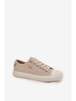 Dámské Textilní Tenisky Big Star RR274767 Béžové Dámské Textilní Tenisky Big Star RR274767 Béžové