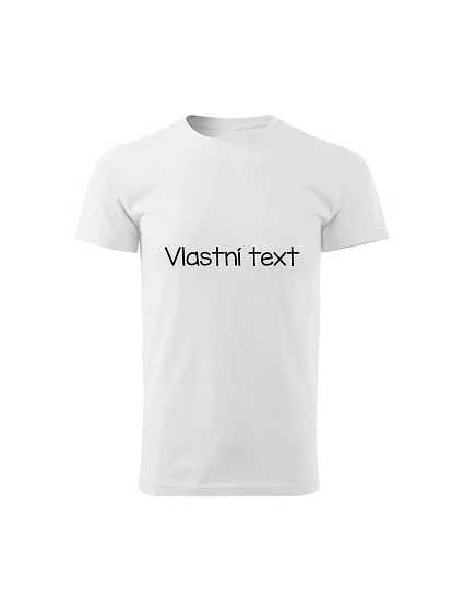 Personalizované pánské tričko s vlastním textem 