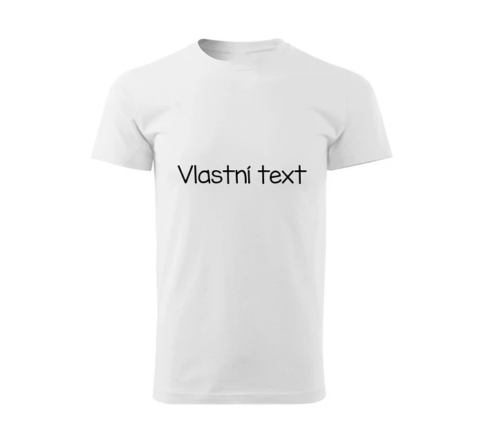 Personalizované pánské tričko s vlastním textem 