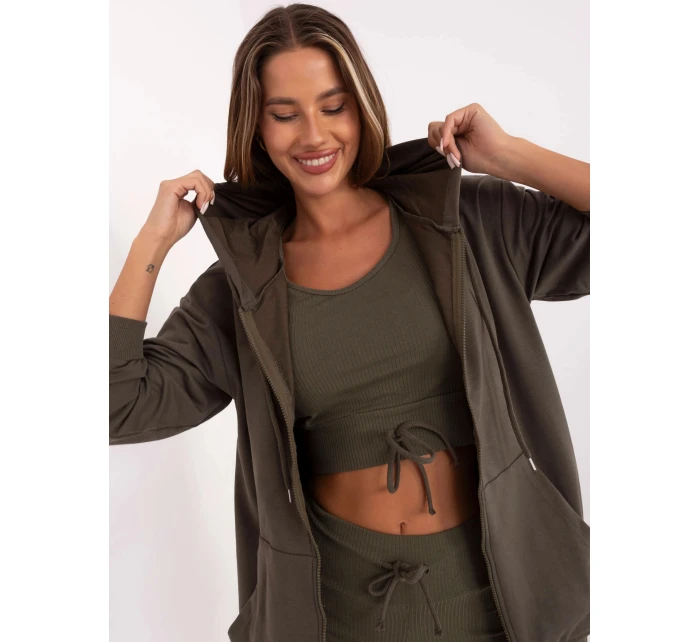 komplet damski basic khaki model 21224465 - Factory Price