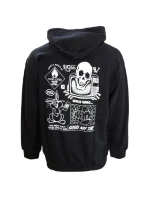 Vans Black Crazy Eddy 66 Volný svetr s kapucí - VN000JE7BLK Vans Black Crazy Eddy 66 Volný svetr s kapucí - VN000JE7BLK