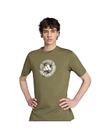Pánské tričko adidas Camo v olivové barvě KC7164