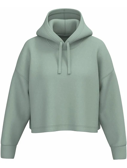 Kariban ProAct PA 396 Dámská crop mikina s kapucí 20.P396 sage Kariban ProAct PA 396 Dámská crop mikina s kapucí 20.P396 sage