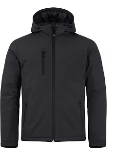 Padded Hooded Softshell Men Pánská zateplená softshellová bunda s kapucí model 22454899 black - Clique