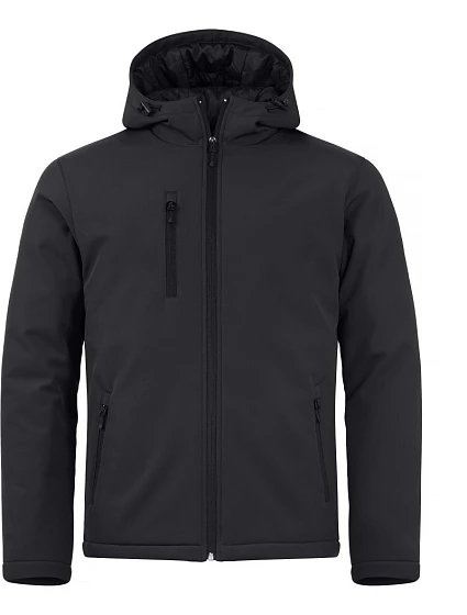 Clique Padded Hooded Softshell Men Pánská zateplená softshellová bunda s kapucí 67.0952 black