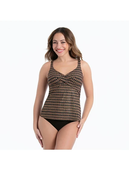 Style Maily Top tankini - horní díl 8884-1 black - RosaFaia Style Maily Top tankini - horní díl 8884-1 black - RosaFaia
