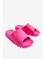 Módní pantofle na platformě Fuchsie Estella Módní pantofle na platformě Fuchsie Estella