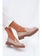 Dámské Lakované Mokasíny Se Béžové model 21689621 - Boto Dámské Lakované Mokasíny Se Béžové model 21689621 - Boto