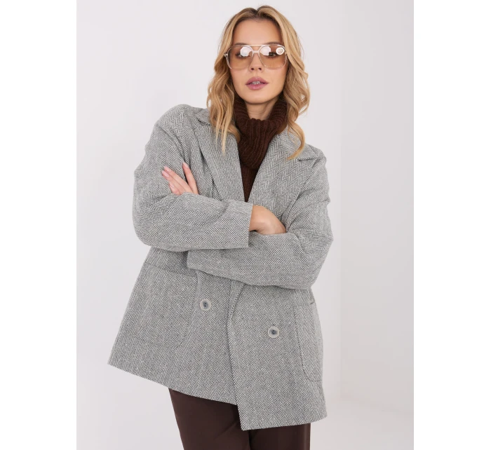 Marynarka LK MA model 21782584 szary - FPrice Marynarka LK MA model 21782584 szary - FPrice