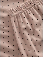 Dámské pyžamo Eliza Ecru s béžovou - Momenti Per Me