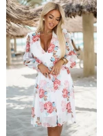 šifonové šaty s dlouhým rukávem model 21229557 - numoco