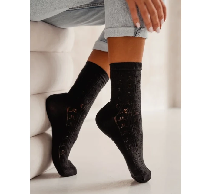 Milena ponožky 0989-007 Ażur 37-41 Milena ponožky 0989-007 Ażur 37-41