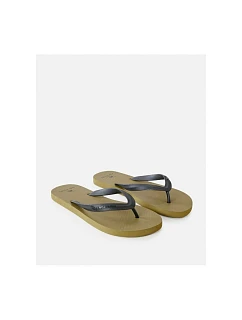 Plážové žabky RIP CURL Brand Logo Bloom Open Toe v olivové barvě
