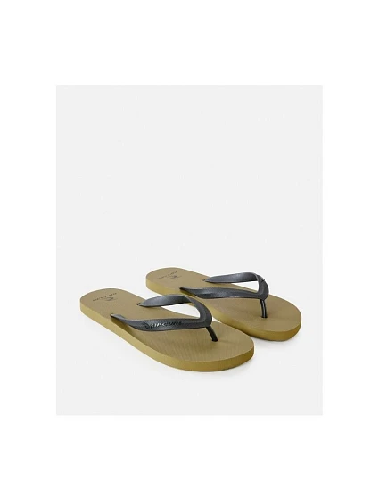 Plážové žabky RIP CURL Brand Logo Bloom Open Toe v olivové barvě Plážové žabky RIP CURL Brand Logo Bloom Open Toe v olivové barvě