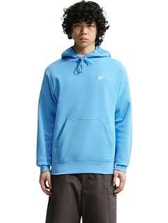 Pánská mikina Nike Club BB, světle modrá, FN3859 497, XL