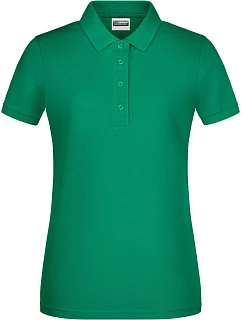 Daiber 8009 Dámské piqué polo z bio bavlny 02.8009 irish green