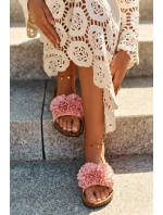 Nazouváky Na Korkové Podrážce Růžové model 21554725 - EVENTO